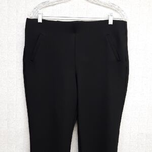 Chico's Black Knit Ankle Pants
